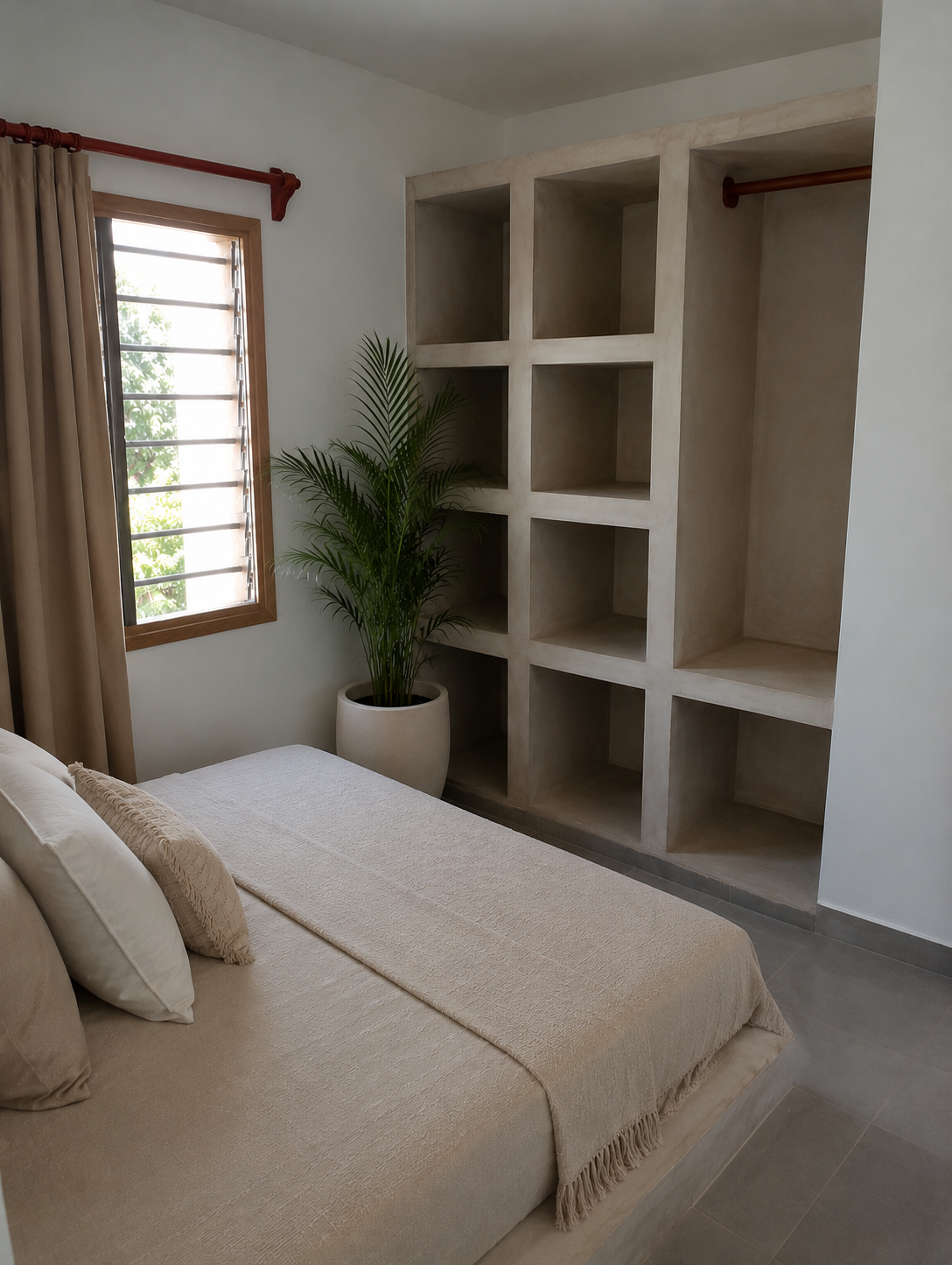 De Luxe One Bedroom kitchen — Dabaso Gardens